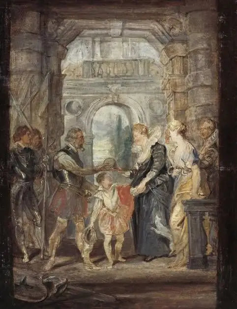 Henri IV otorga la regencia a María de Médici - Peter Paul Rubens
