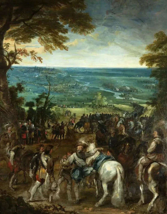 Enrique IV en el asedio de Amiens - Peter Paul Rubens