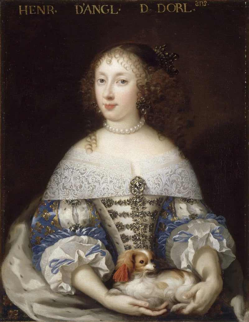 Henriette-Anne d'Angleterre, duquesa de Orleans, conocida como Madame (1644-1670) - Jean Nocret