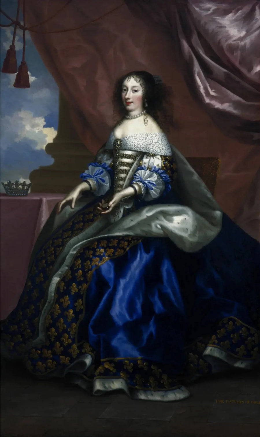 Henriette Anne, duquesa de Orléans, 1644 - 1670. Quinta hija de Carlos I - Jean Nocret