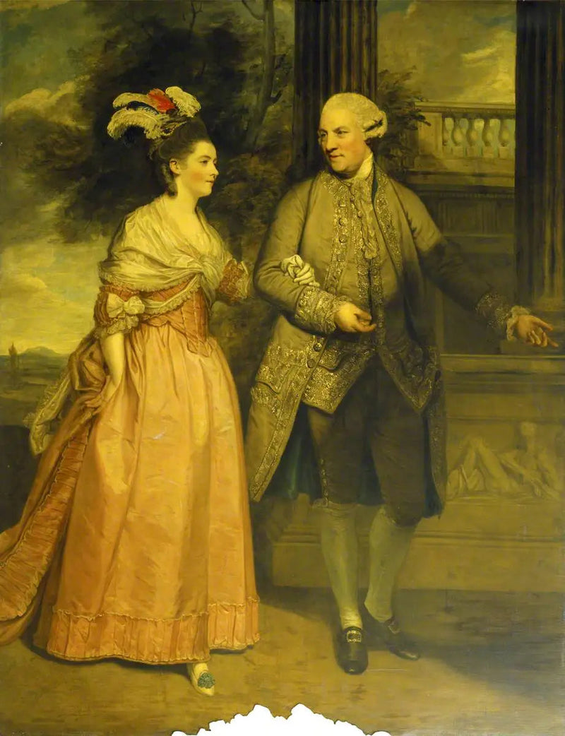 Henry Loftus, primer conde de Ely (1709-1783) y su esposa Frances Monroe, condesa de Ely (fallecida en 1821) - Joshua Reynolds