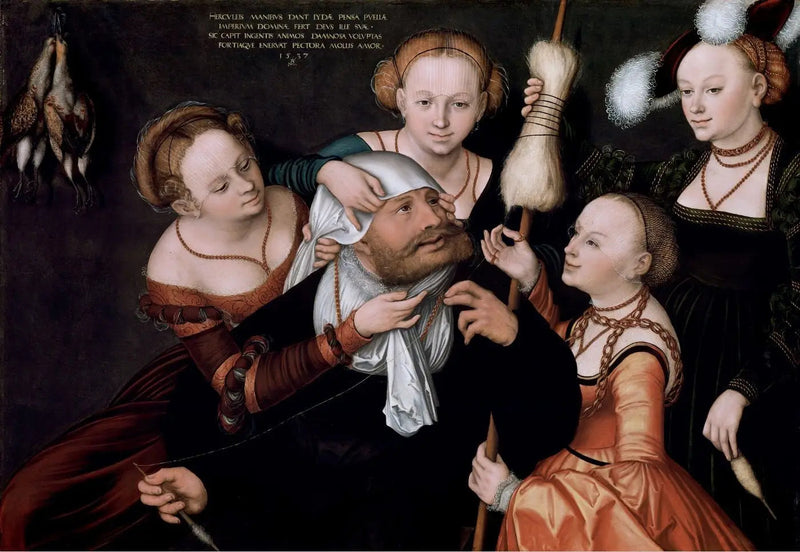 Hércules y Omfale - Lucas Cranach el Viejo