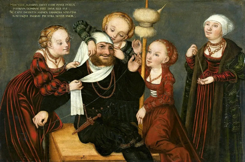 Hércules y Omfale - Lucas Cranach el Viejo