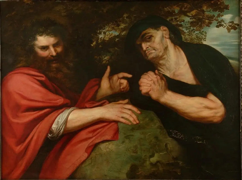 Heráclito y Demócrito - Peter Paul Rubens