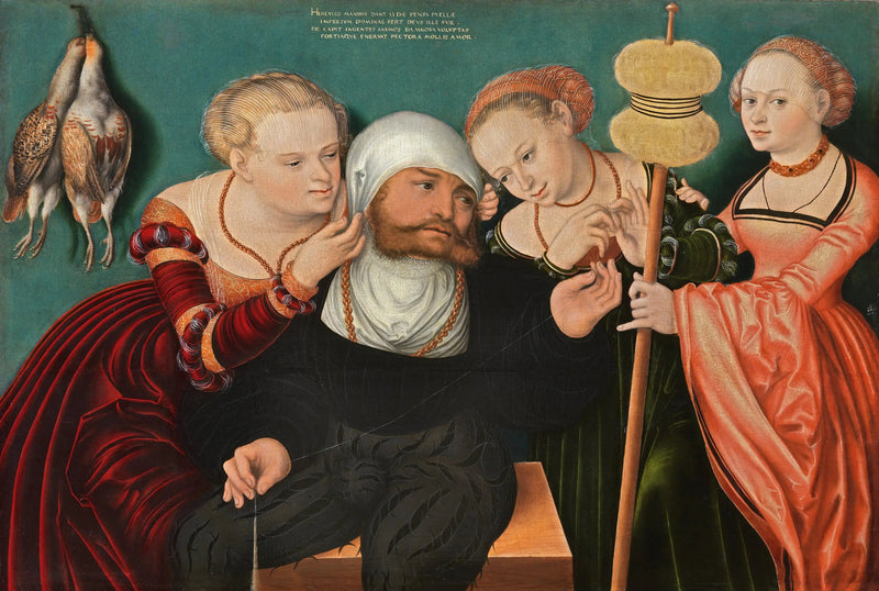 Hércules en la corte de Omphale - Lucas Cranach el Viejo