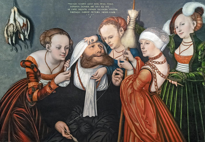 Hércules en la corte de Omphale - Lucas Cranach el Viejo