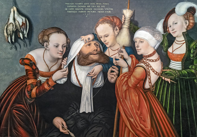 Hércules en la corte de Omphale - Lucas Cranach el Viejo