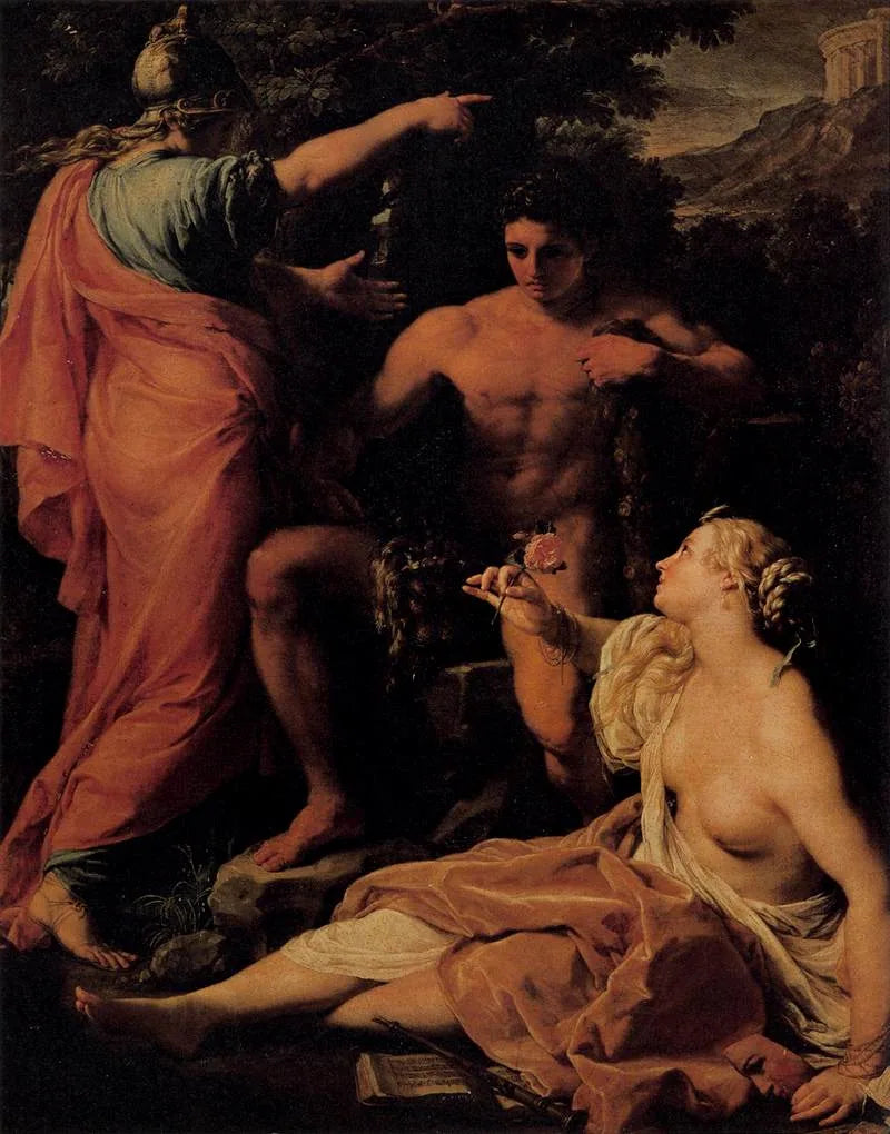 Hércules en el cruce de caminos - Pompeo Batoni