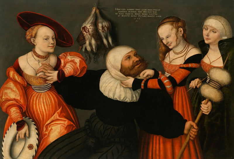 Hércules con Omfale - Lucas Cranach el Viejo