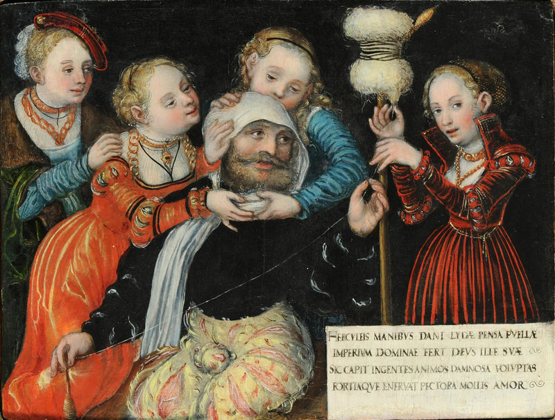 Hércules con Omfale - Lucas Cranach el Viejo