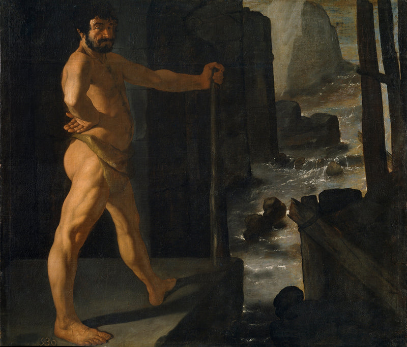 Hércules desviando el curso del río Alfeo - Francisco de Zurbarán