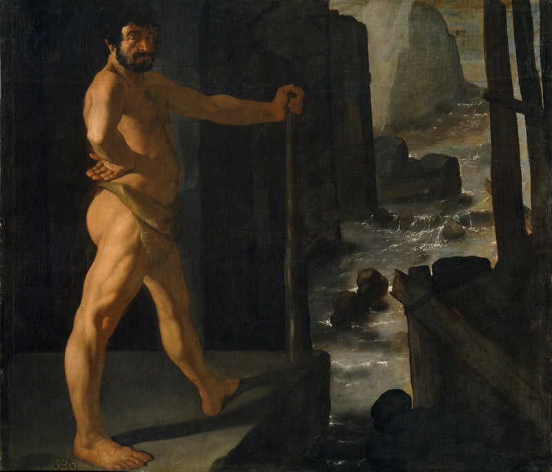 Hércules desviando el curso del río Alfeo - Francisco de Zurbarán