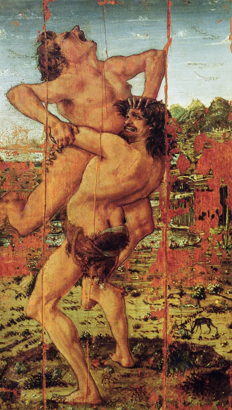 Hércules y Antée - Cosimo Tura