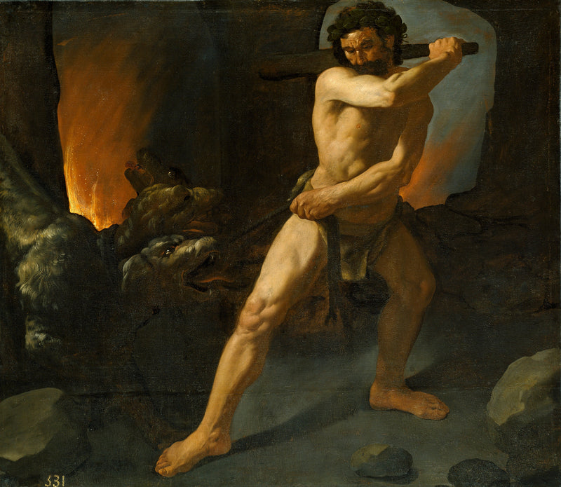 Hércules y Cerbero - Francisco de Zurbarán