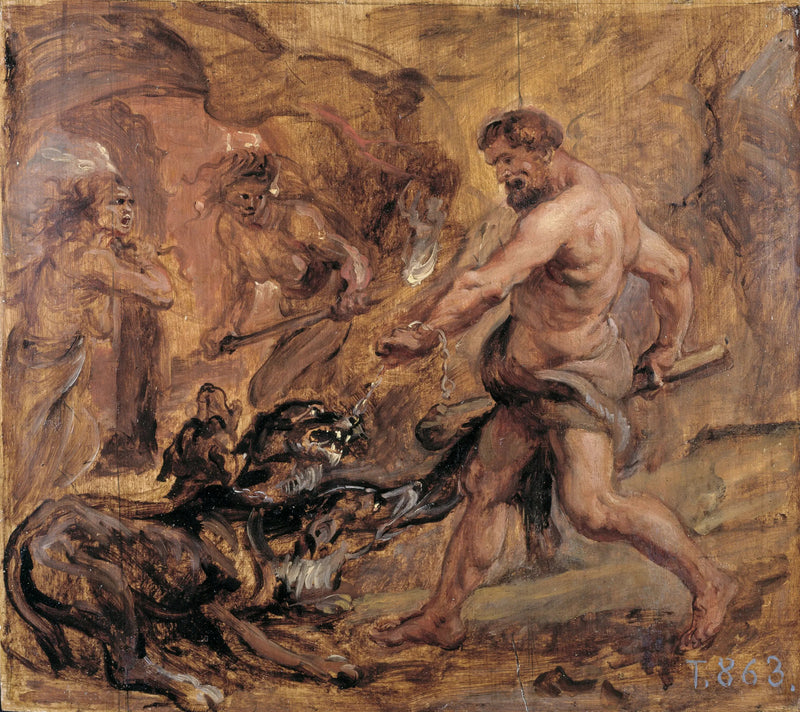 Hércules y Cerbero - Peter Paul Rubens