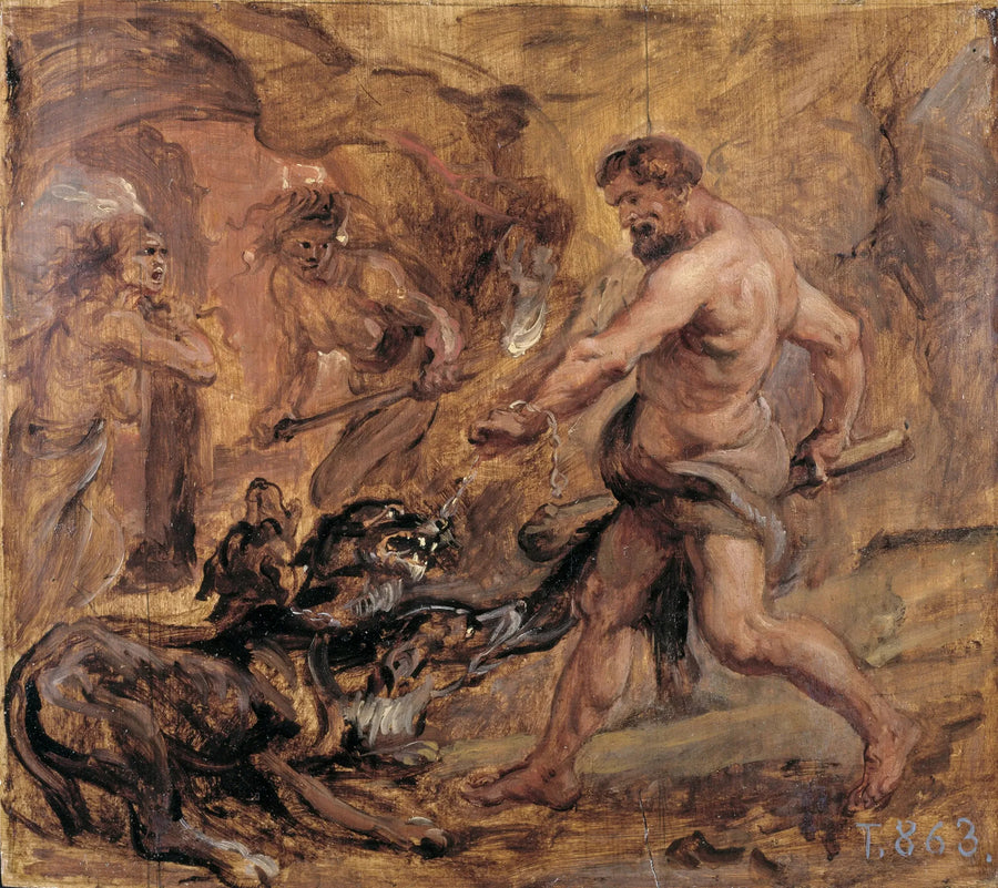 Hércules y Cerbero - Peter Paul Rubens