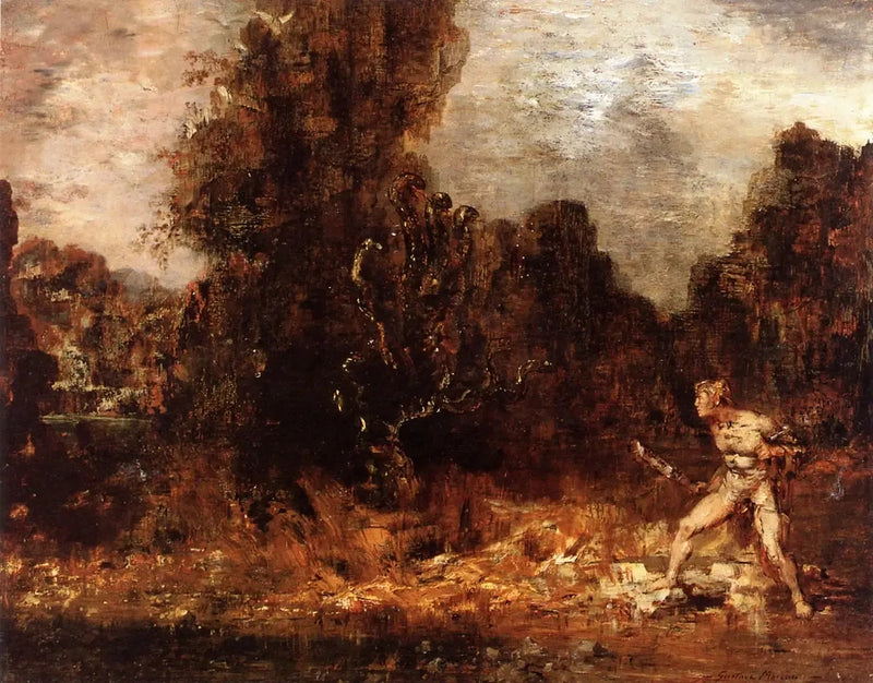 Hércules y la Hidra de Lerna - Gustave Moreau