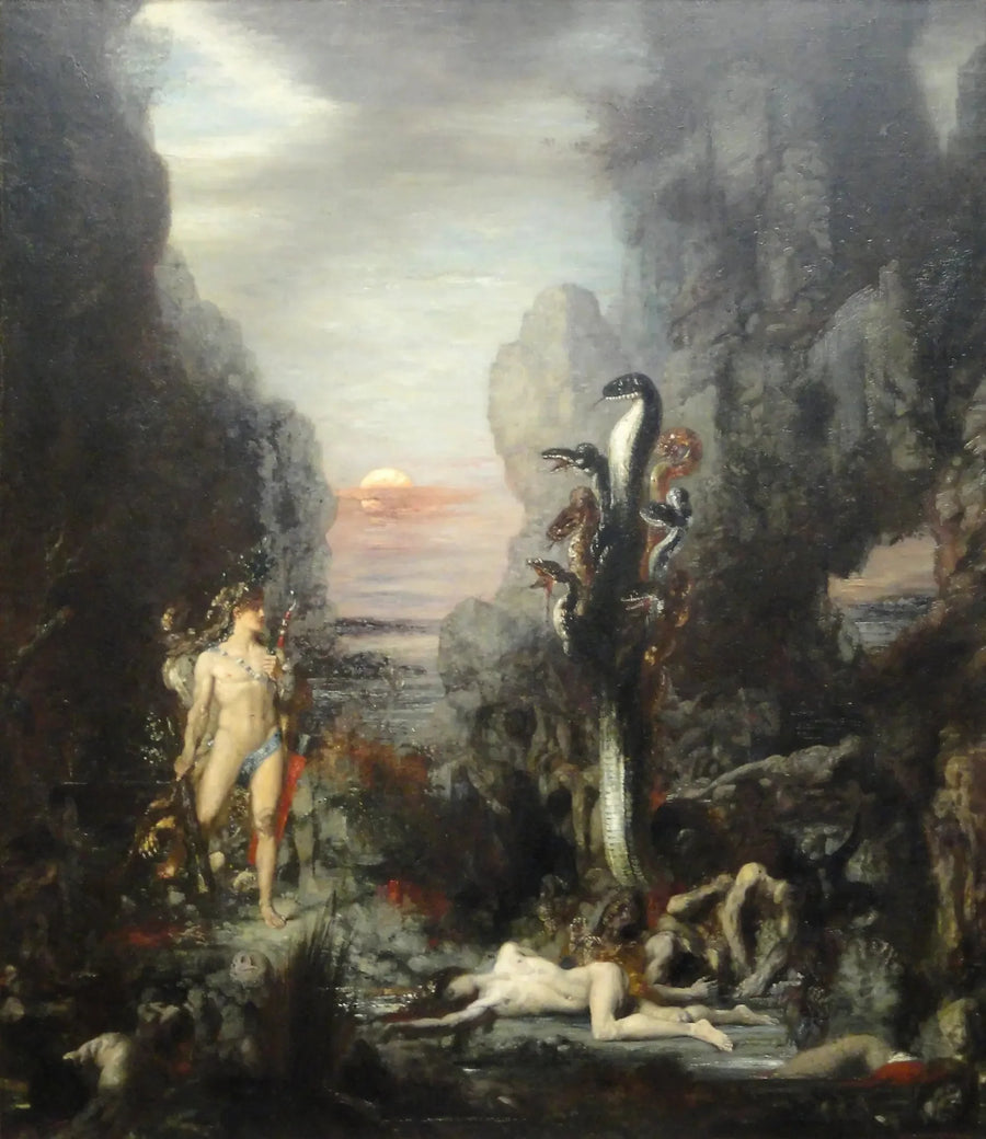 Hércules y la Hidra de Lerna - Gustave Moreau