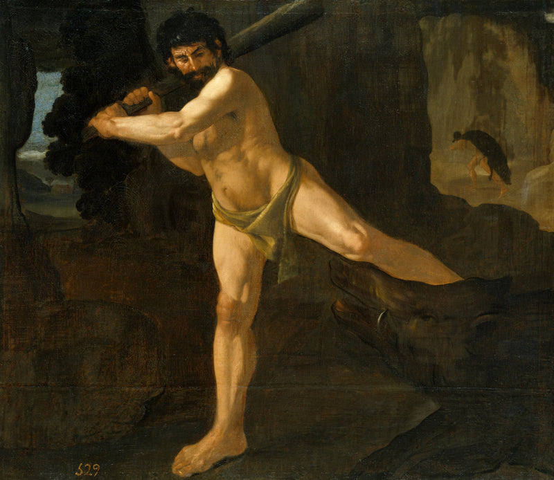 Hércules y el jabalí de Erimanto - Francisco de Zurbarán