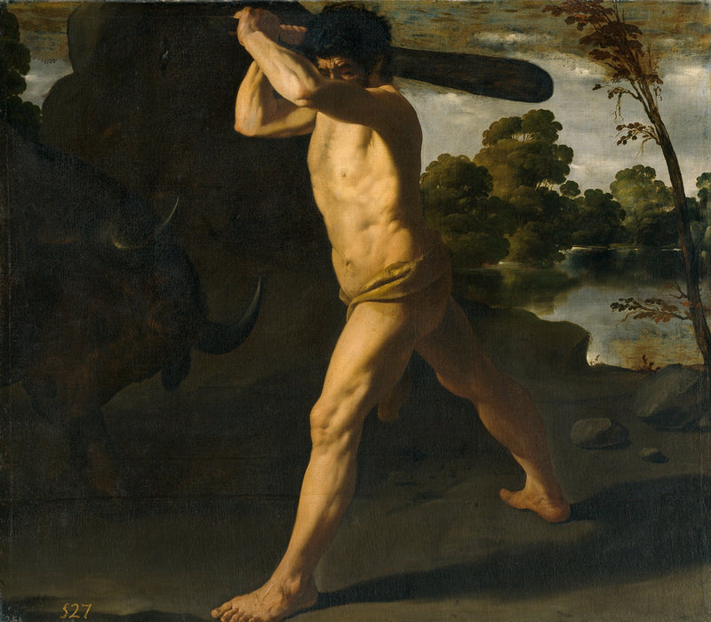 Hércules y el toro cretense - Francisco de Zurbarán