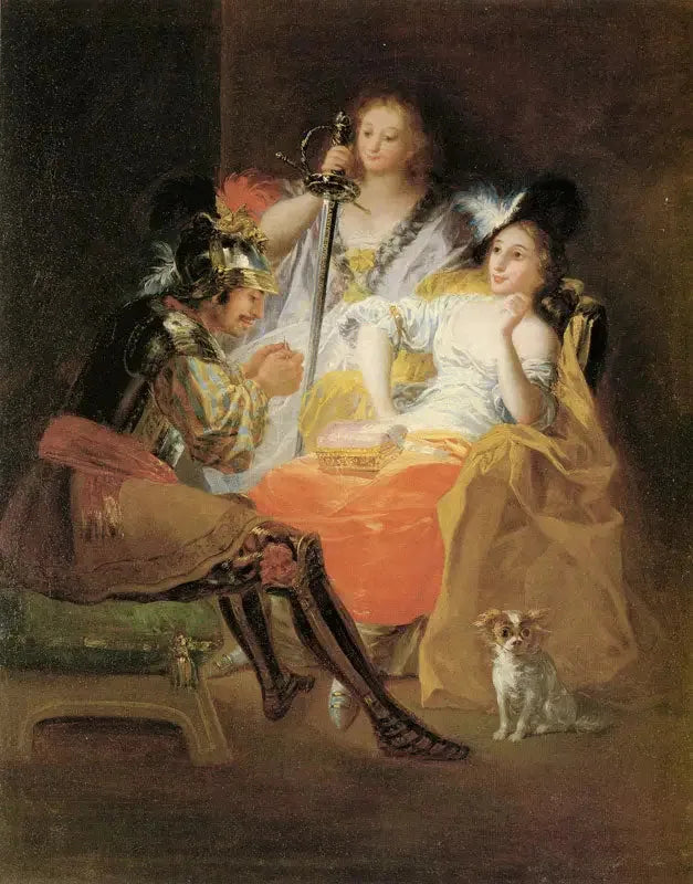Hércules y Omfale - Francisco de Goya