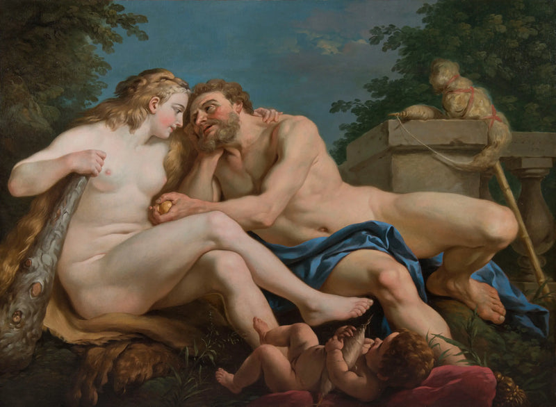 Hércules y Omfale - Louis Jean François Lagrenée