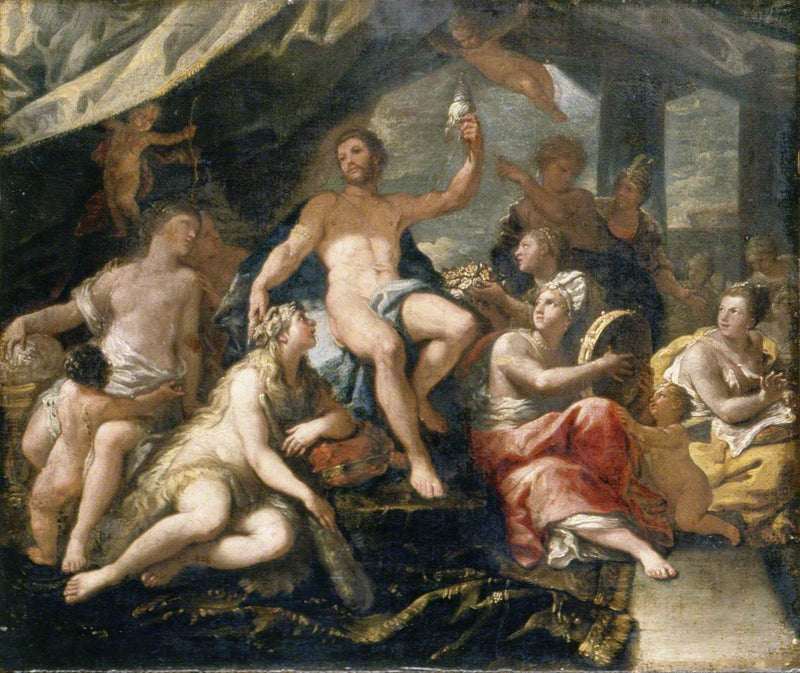 Hércules y Omfale - Luca Giordano