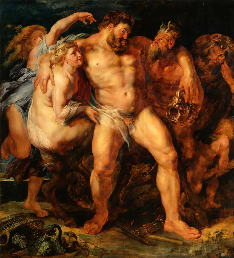 Hércules ebrio - Peter Paul Rubens
