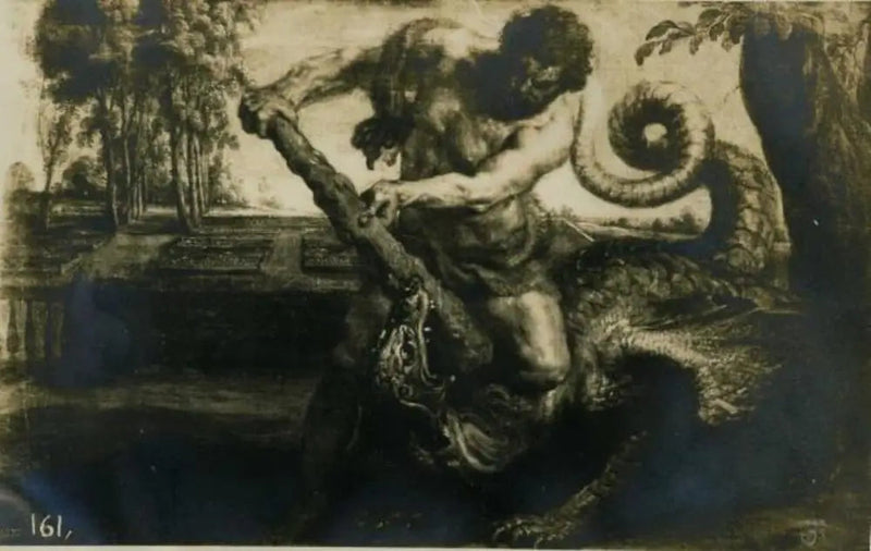 Hércules matando al dragón en el jardín de las Hespérides - Peter Paul Rubens
