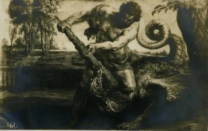 Hércules matando al dragón en el jardín de las Hespérides - Peter Paul Rubens
