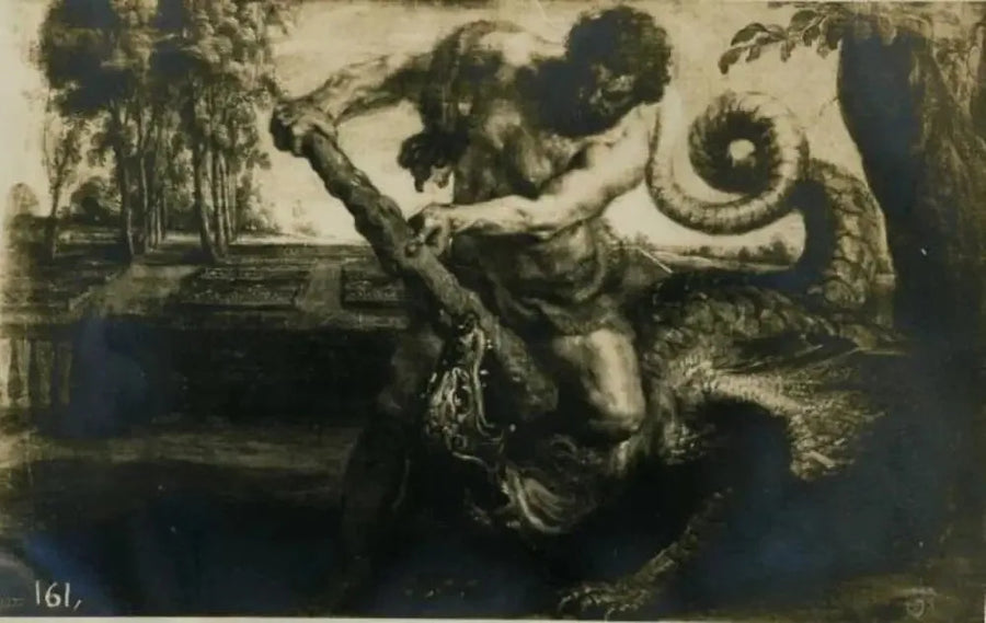 Hércules matando al dragón en el jardín de las Hespérides - Peter Paul Rubens