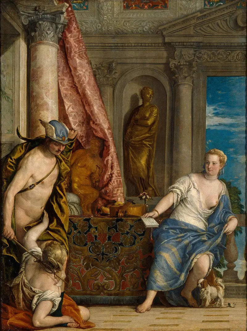 Hermès, Hersé y Aglauros - Paul Véronèse