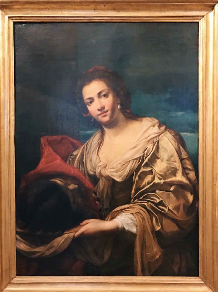 Heroída y la cabeza de San Juan Bautista - Simon Vouet