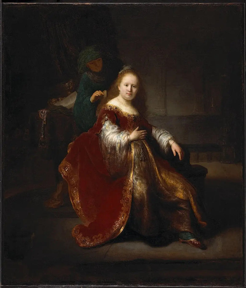 Heroína del Antiguo Testamento - Rembrandt
