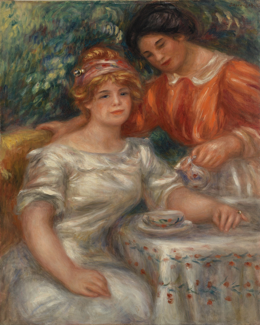 La hora del té - Pierre-Auguste Renoir