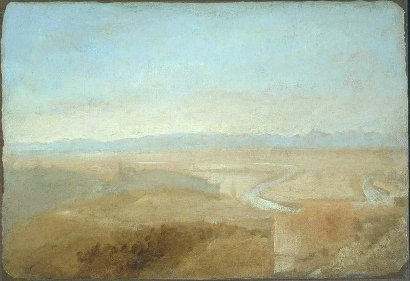 Pueblo en el borde de la Campagna - J. M. W. Turner