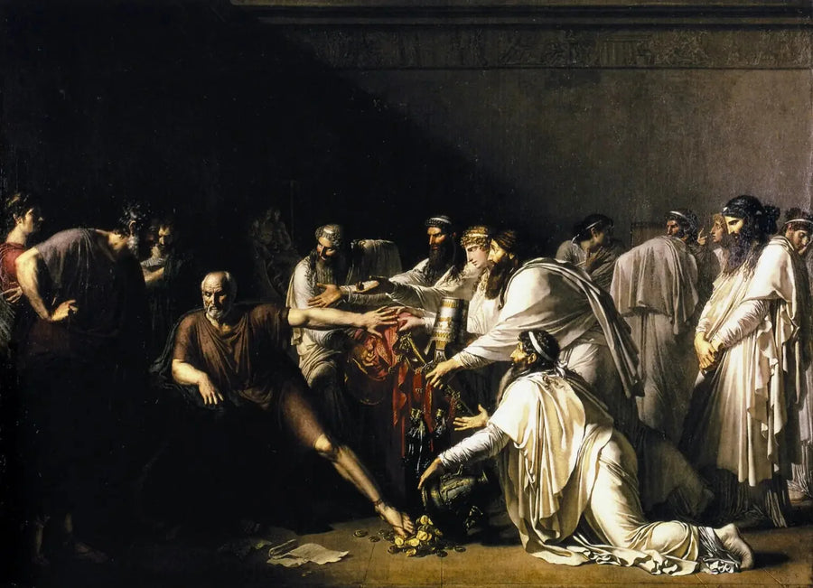 Hipócrates rechazando los presentes de Artajerjes - Anne-Louis Girodet