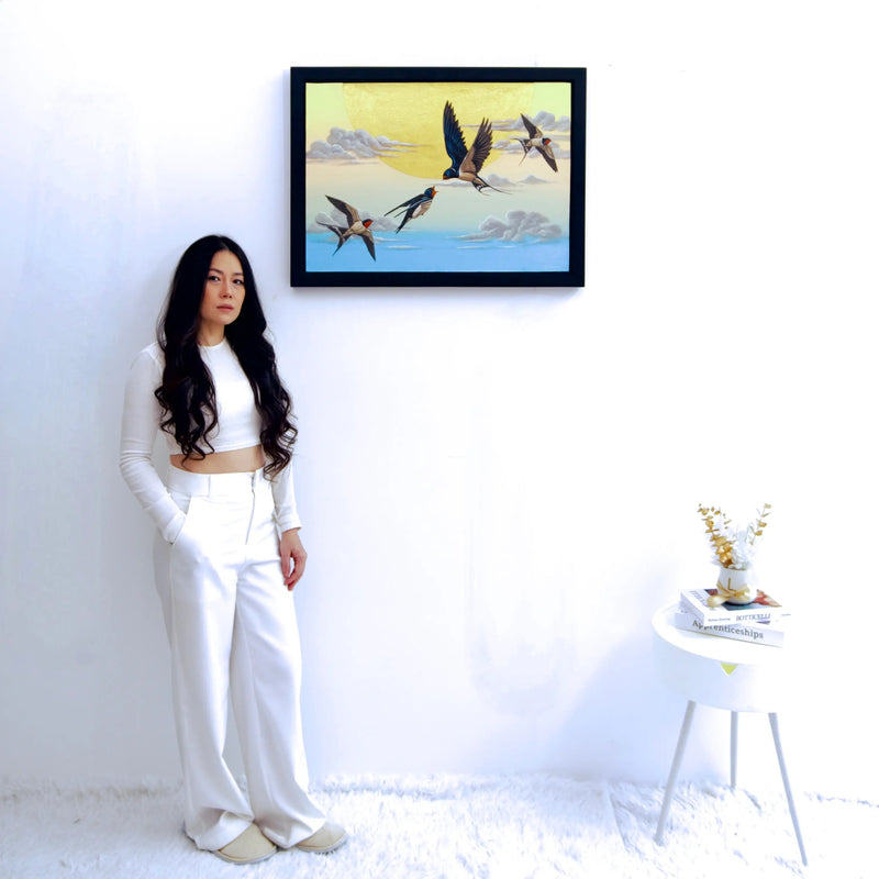 Golondrina en el Cielo  | 70 X 50 cm