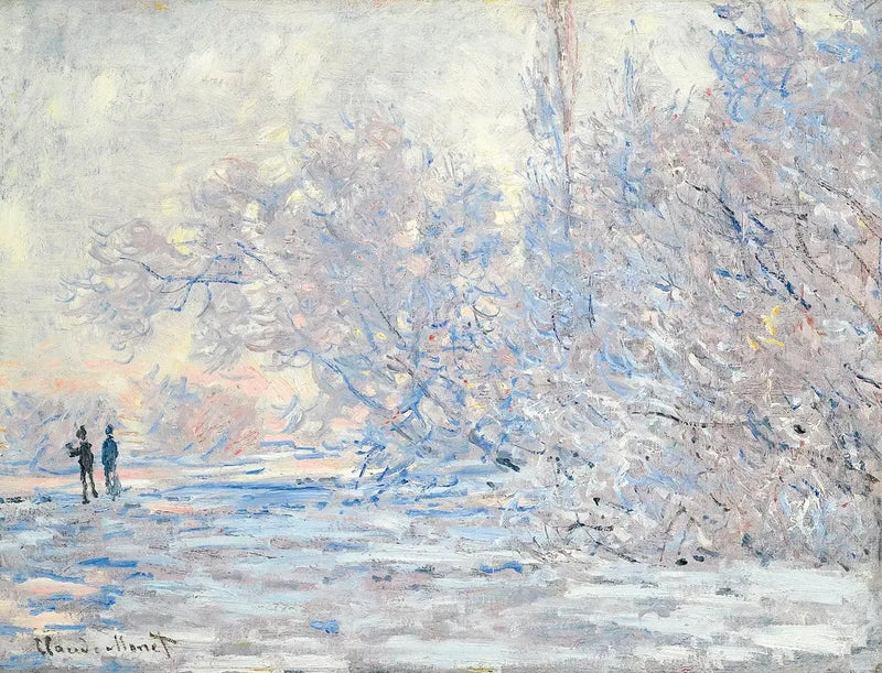 Invierno en Giverny - Claude Monet