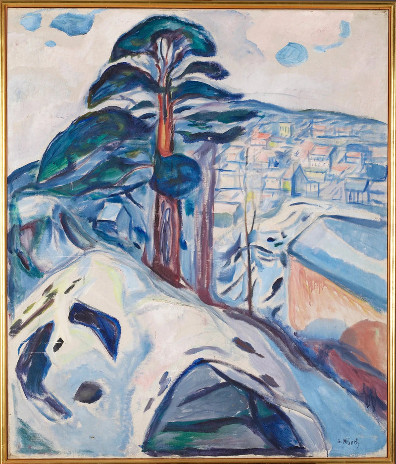 Invierno en Kragerø - Edvard Munch