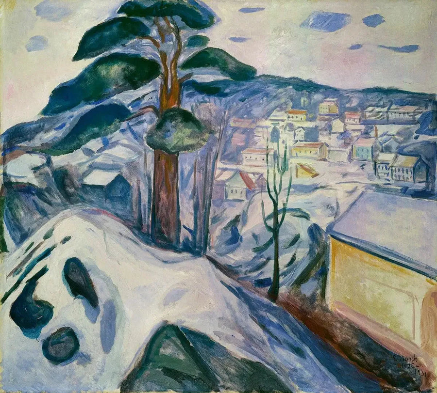 Invierno en Kragerø - Edvard Munch