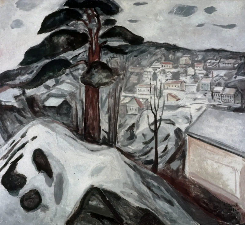 Invierno en Kragerø - Edvard Munch