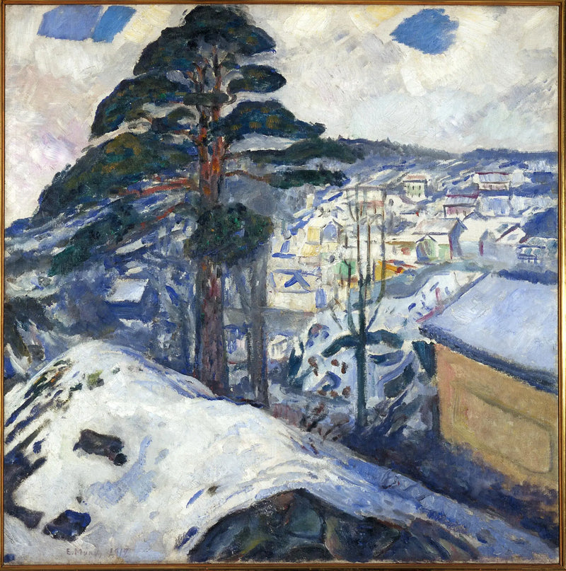 Invierno en Kragerø - Edvard Munch