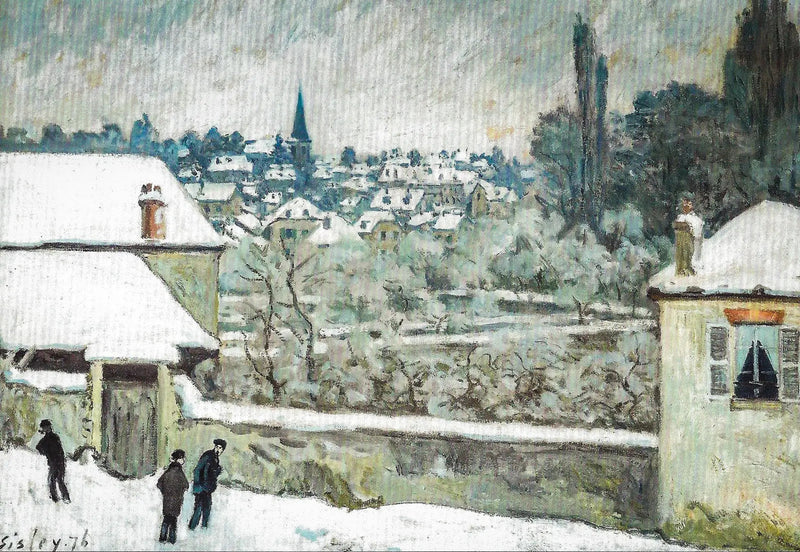 Invierno en Louveciennes - Alfred Sisley