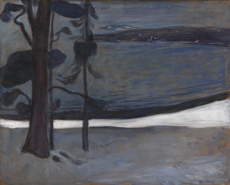 Invierno en Nordstrand - Edvard Munch