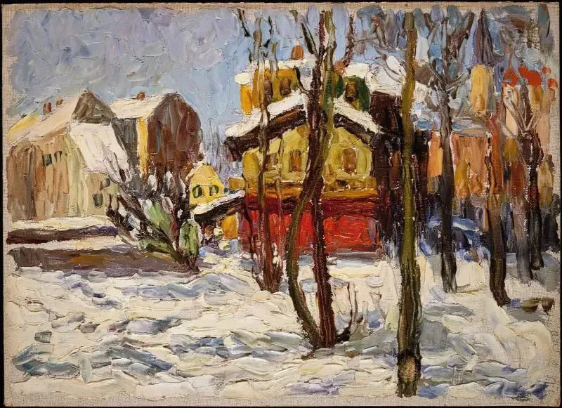 Invierno en Schwabing - Vassily Kandinsky