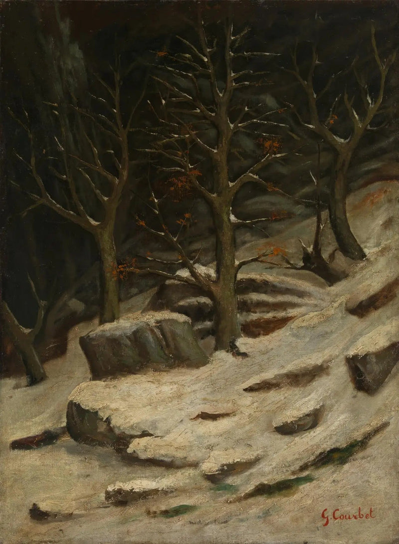 Invierno - Gustave Courbet