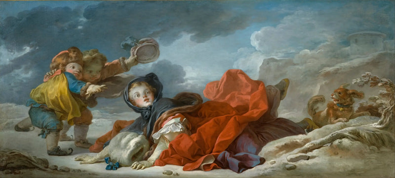 Invierno - Jean-Honoré Fragonard