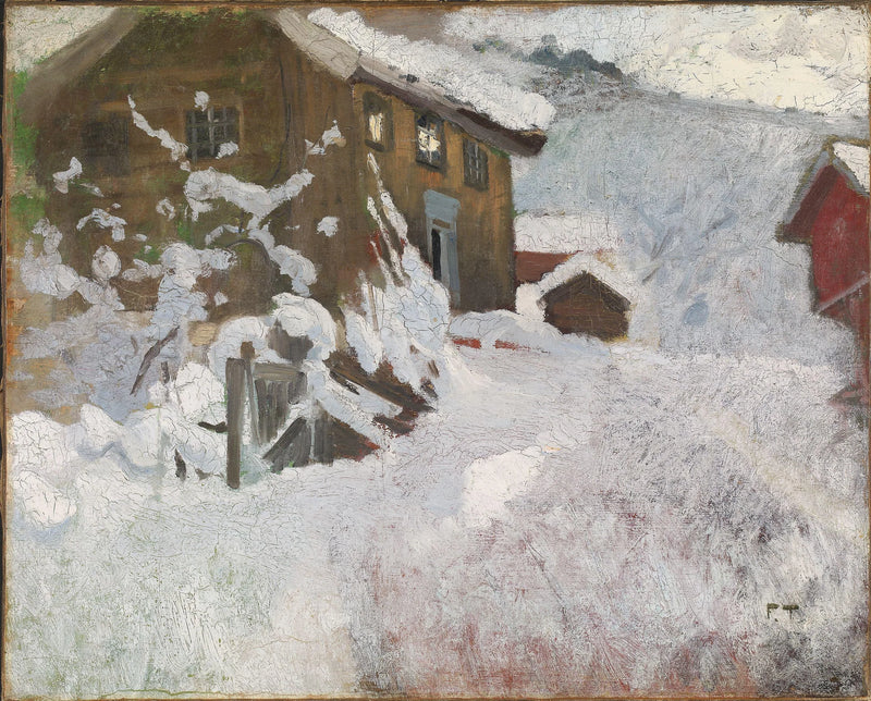 Invierno noruego - Frits Thaulow