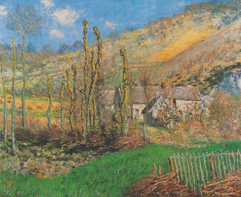 Paisaje invernal en Val de Falaise W975 - Claude Monet